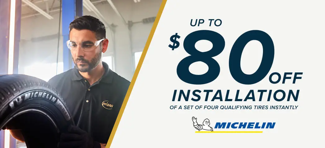 Up to $80 off installation of a set of four qualifying tires instantly. Michelin.